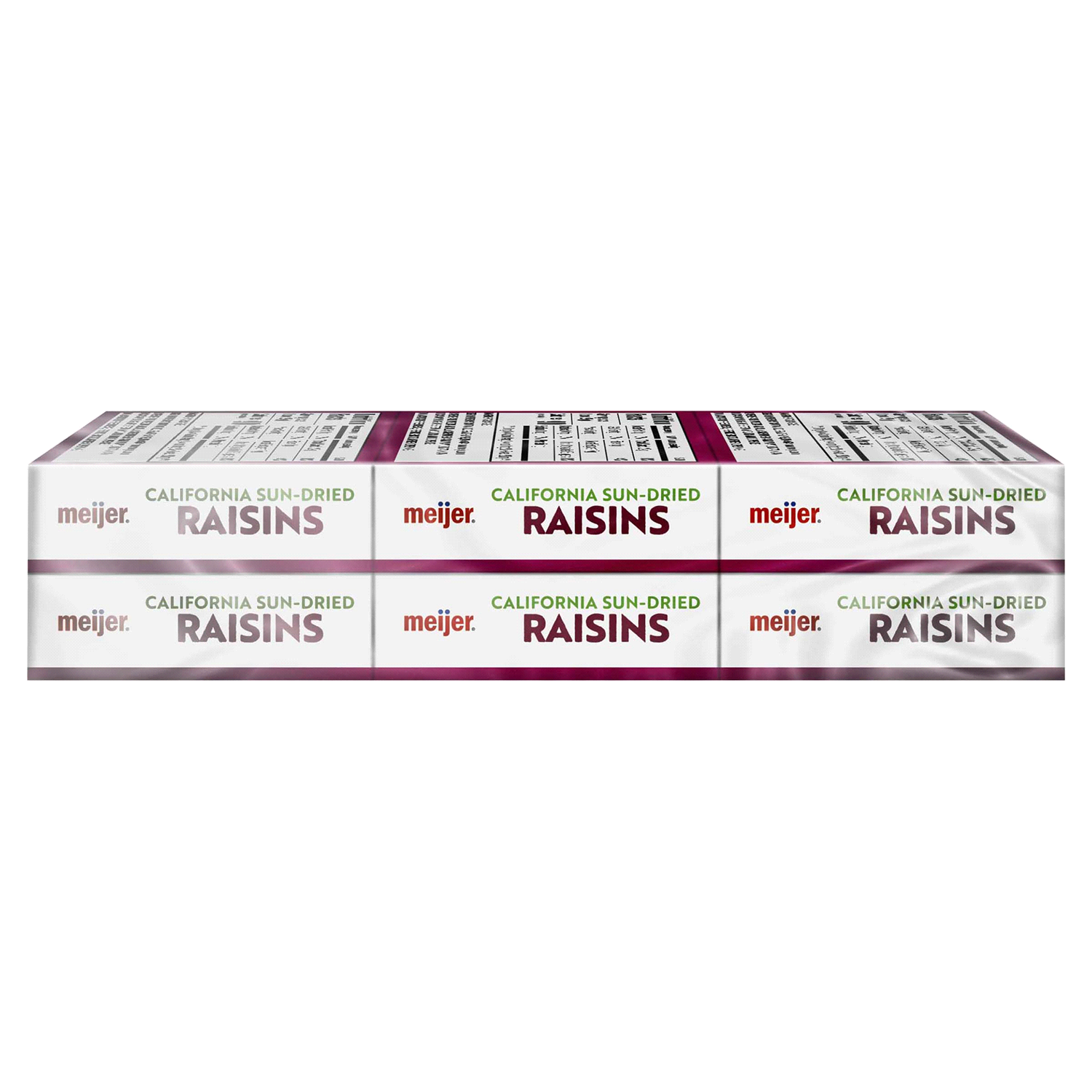 slide 5 of 5, Meijer Raisins, 6 ct