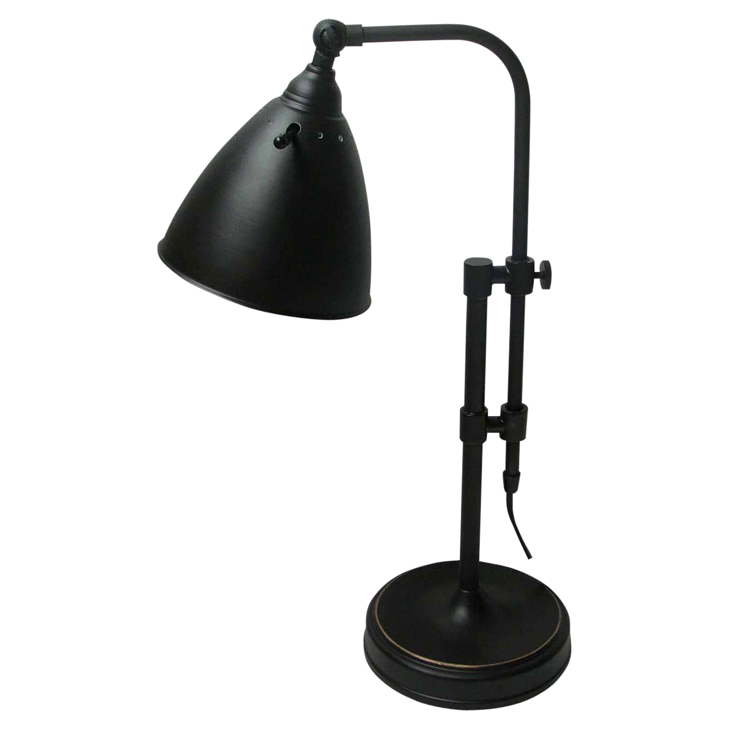 slide 1 of 1, ROOM & RETREAT Home Metal Adjustable Table Lamp, 1 ct