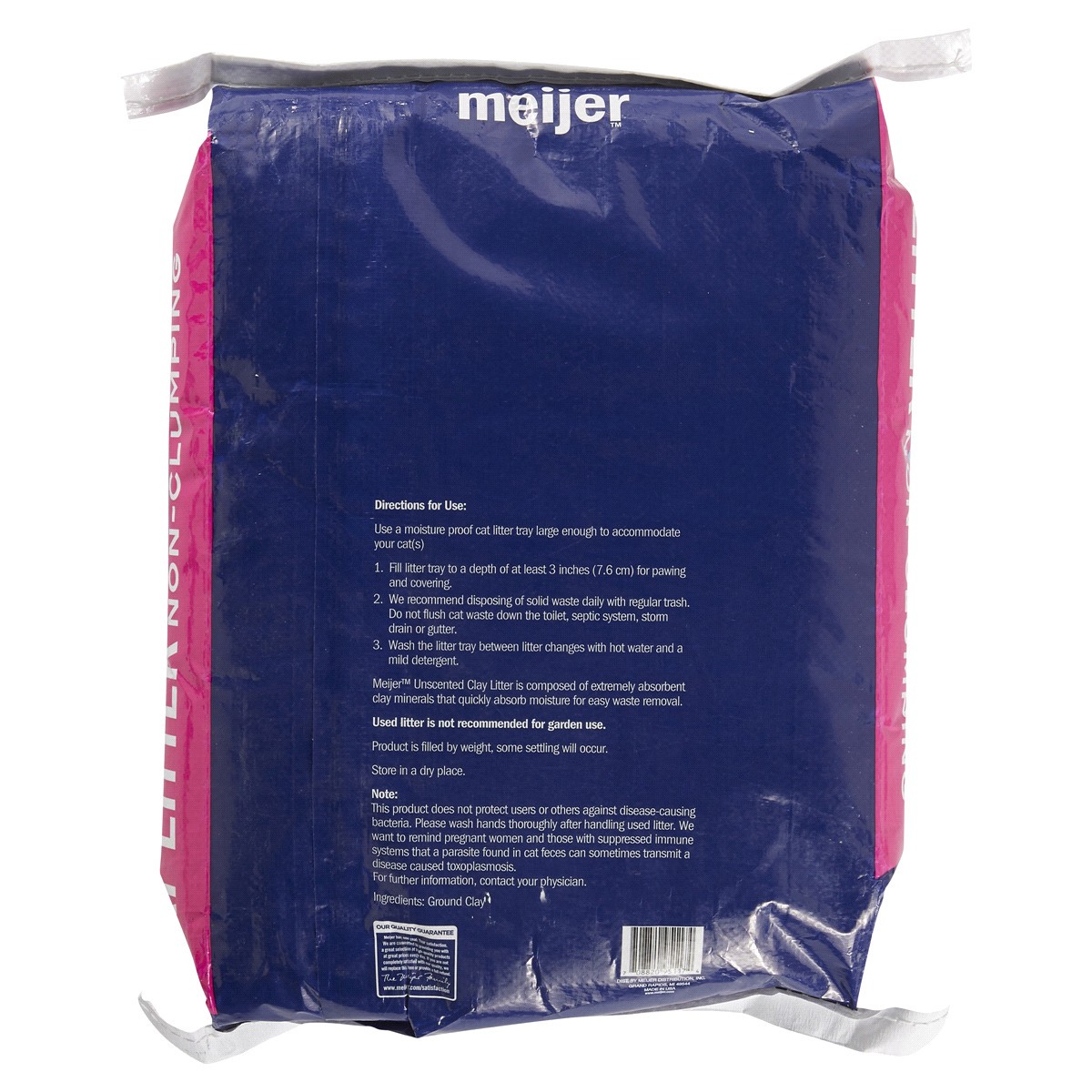 slide 2 of 2, Meijer Non-Clumping Cat Litter, Unscented, 20 lb