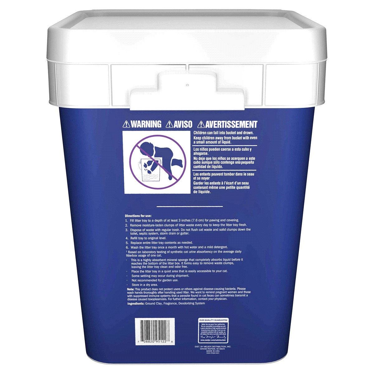 slide 2 of 2, Meijer Scented Scoopable Cat Litter, 35 lb