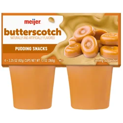 MEIJER PUDDING SNACK BUTTERSCOTCH