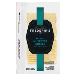FREDERIKS BY MEIJER Frederik's by Meijer Natural Muenster Deli Style Cheese Slices, 8 oz