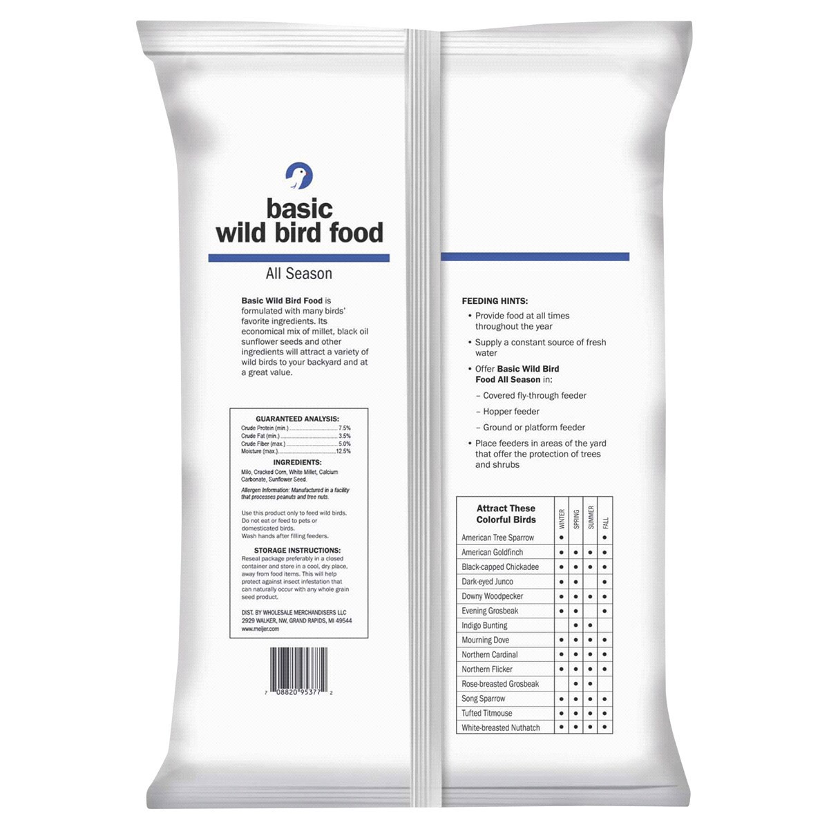 slide 2 of 2, Meijer Basic Wild Bird Food, 10 lb