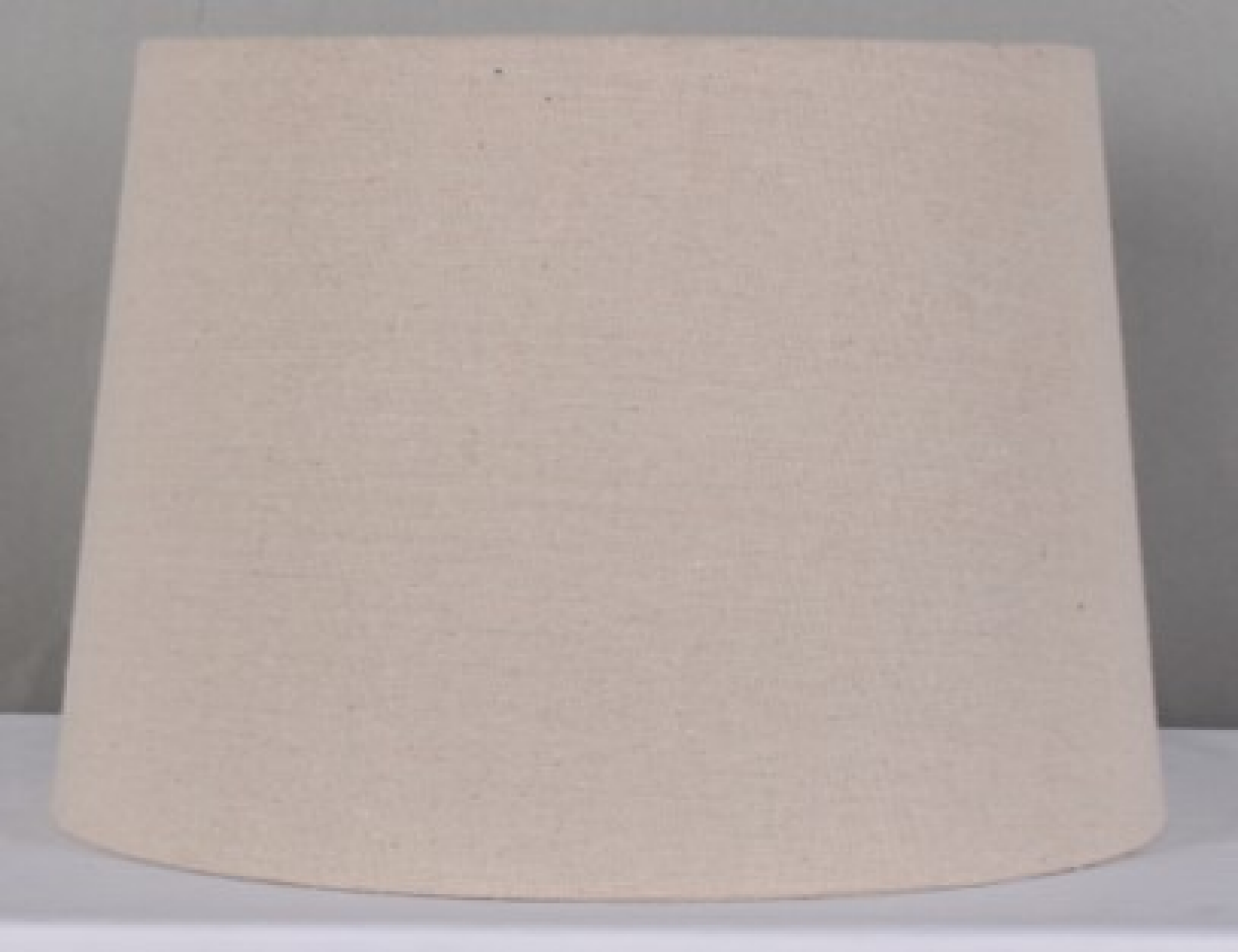 slide 1 of 1, Room & Retreat SMALL OATMEAL BURLAP SHADE, 1 ct