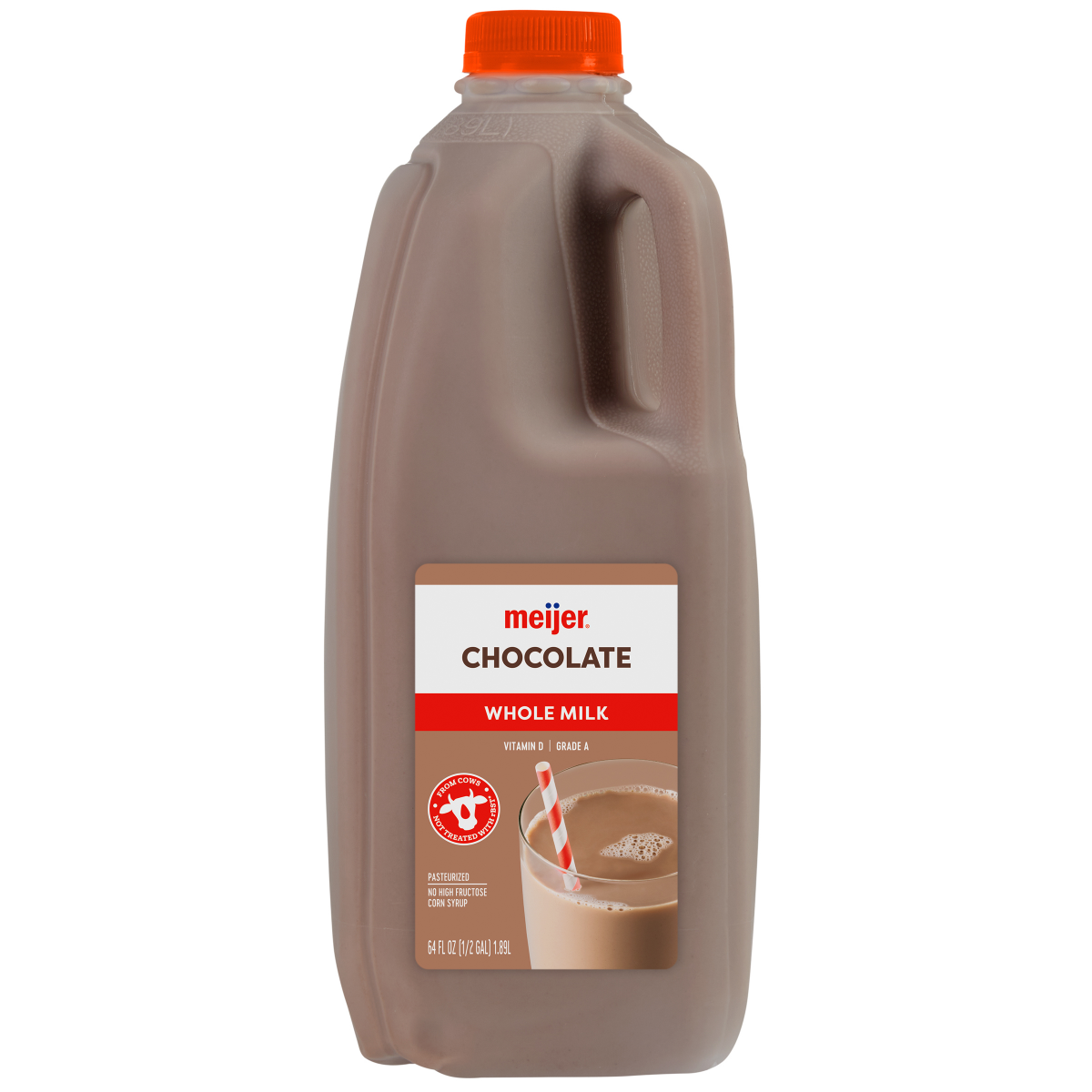 slide 1 of 2, Meijer Whole Chocolate Milk, 1/2 gal