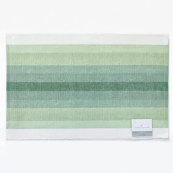 ROOM & RETREAT Room and Retreat Ombre Stripe Placemat, 13 in x 19 in