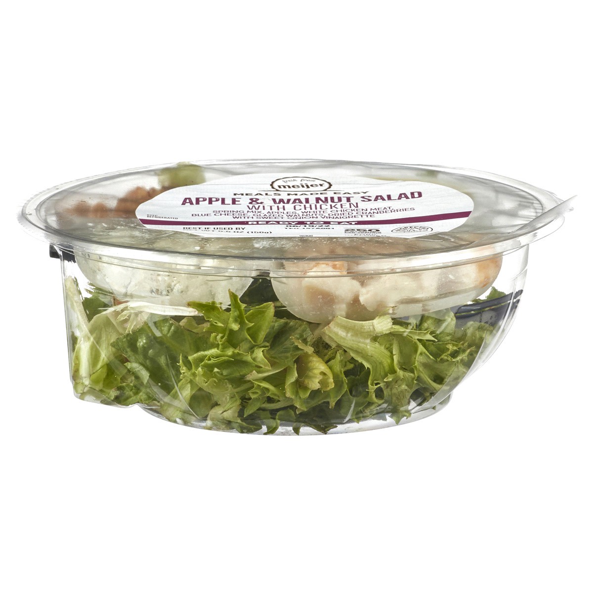 slide 29 of 29, Fresh from Meijer Apple & Walnut Salad with Chicken Salad Bowl, 5.5 oz