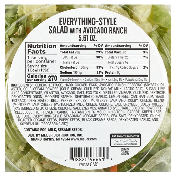 slide 20 of 29, Fresh from Meijer Everything Avocado Salad Bowl, 5.61 oz