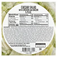 slide 19 of 29, Fresh from Meijer Salad Bowl, Chicken Caesar with Chicken & Bacon, 5.75 oz
