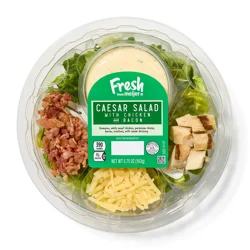 Fresh from Meijer Salad Bowl, Chicken Caesar with Chicken &amp; Bacon, 5.75 oz