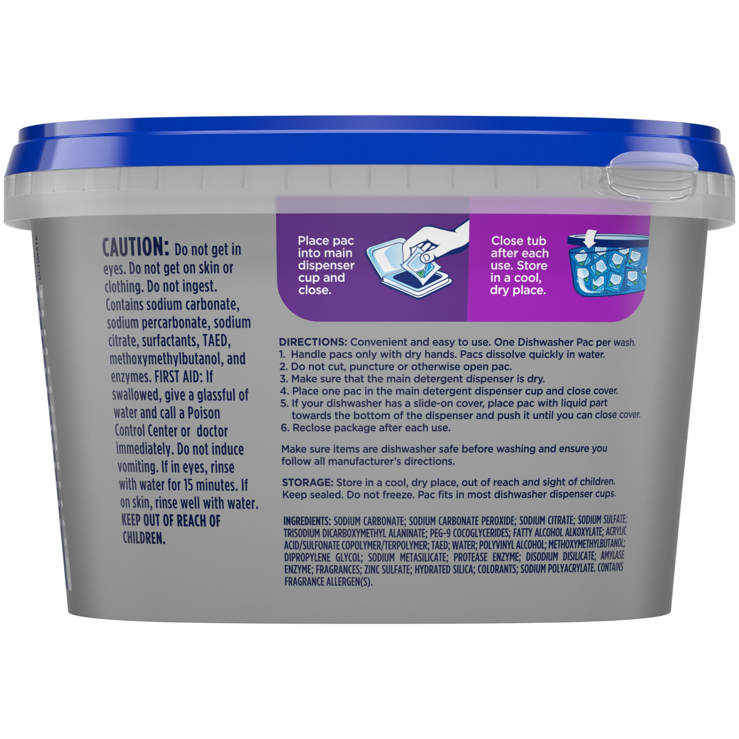 slide 2 of 5, Meijer Ultimate Dishwasher Pacs, Fresh Scent, 36 ct