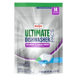 Meijer Ultimate Dishwasher Pacs, Fresh Scent