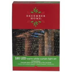 December Home LED Micro Curtain Light, Warm White
