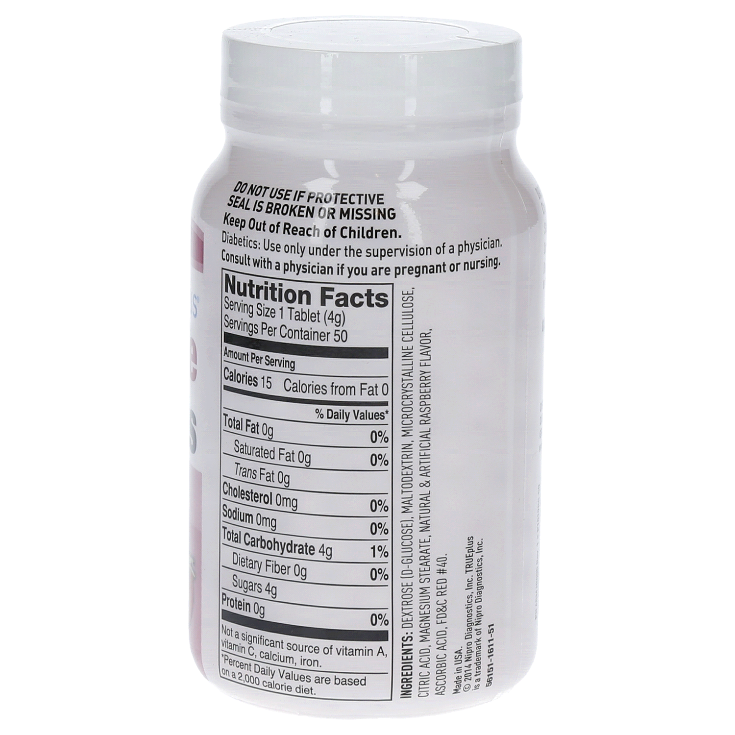 slide 2 of 3, Meijer True Plus Glucose Tablets, Raspberry, 50 ct