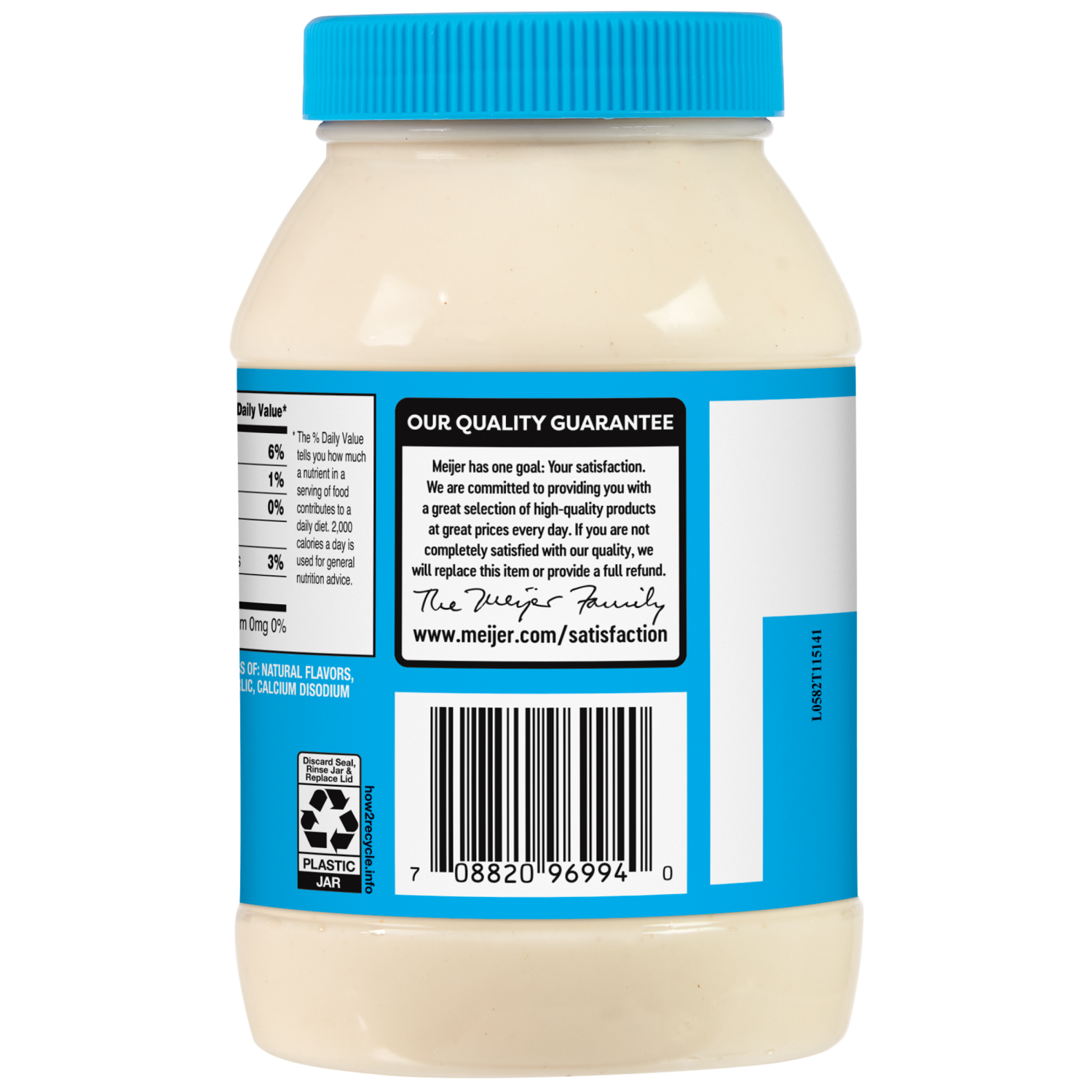 slide 2 of 7, Meijer Lite Whipped Dressing, 30 oz