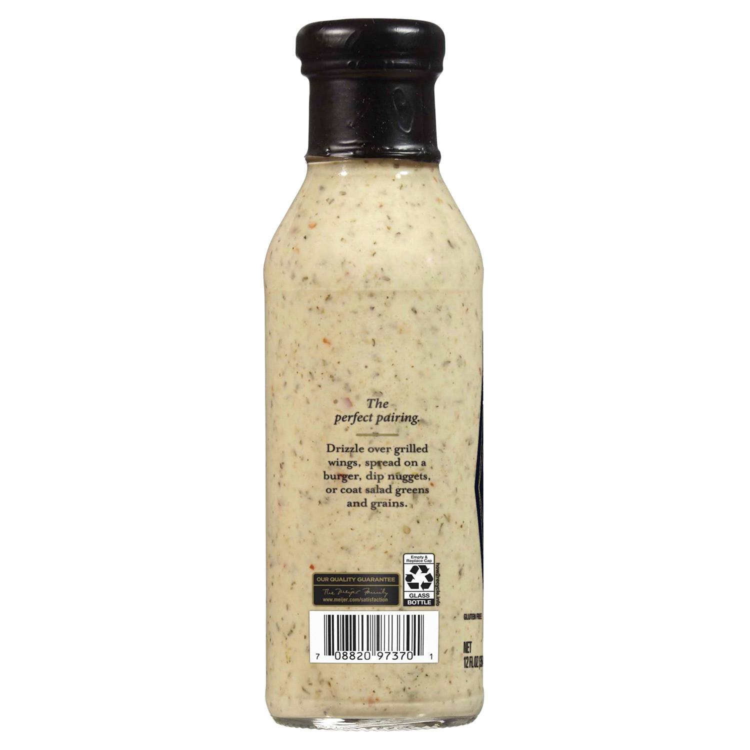 slide 2 of 3, FREDERIKS BY MEIJER Frederik's by Meijer Garlic Parmesan Wing Sauce, 12 oz