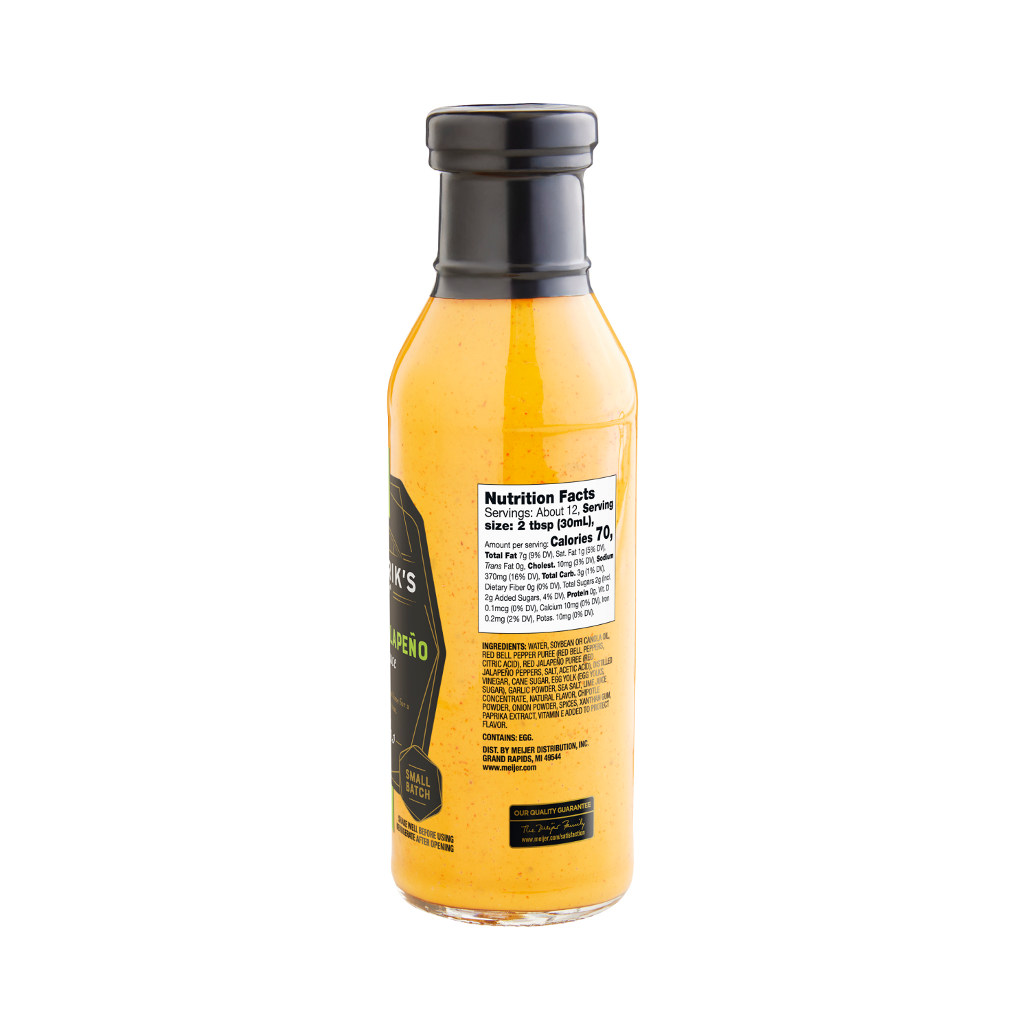 slide 3 of 3, FREDERIKS BY MEIJER Frederik's by Meijer Creamy Jalapeno Wing Sauce - 12 oz, 12 oz