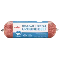 Meijer 81/19 Ground Beef Roll