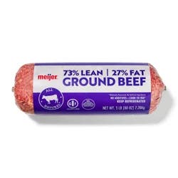 Meijer 73/27 Ground Beef