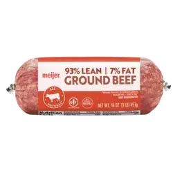 Meijer 93/7 Ground Beef Roll
