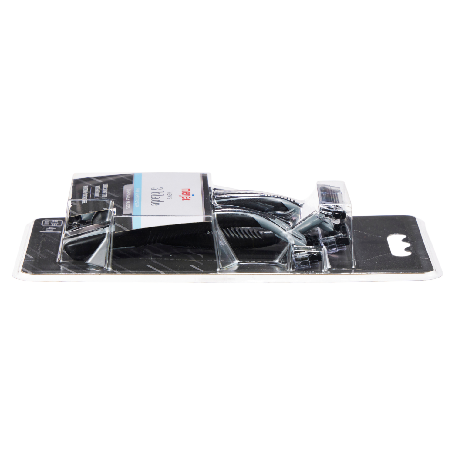 slide 3 of 5, Meijer Mens 3 Blade Sens Disp Razor, 4 ct