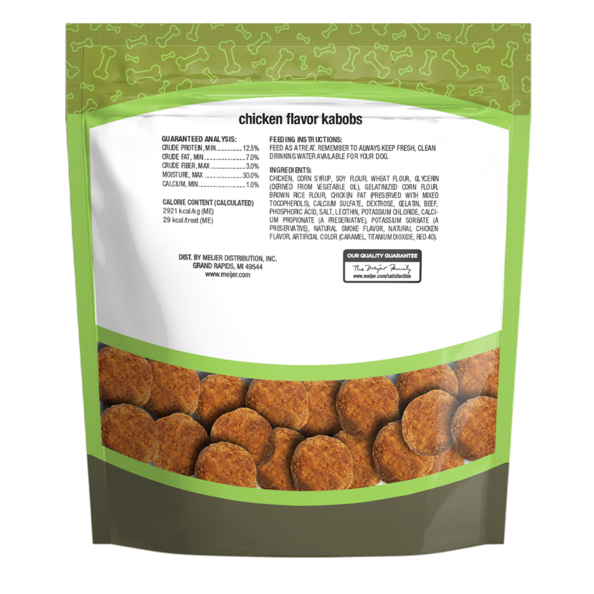 slide 2 of 2, Meijer Chicken Flavor Kabobs Dog Treats, 40 oz