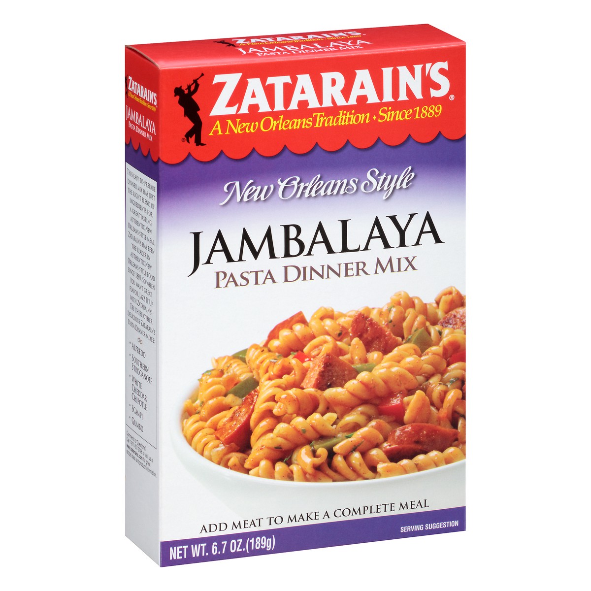 slide 9 of 10, Zatarain's Jambalaya Pasta Dinner, 6.7 oz, 6.7 oz