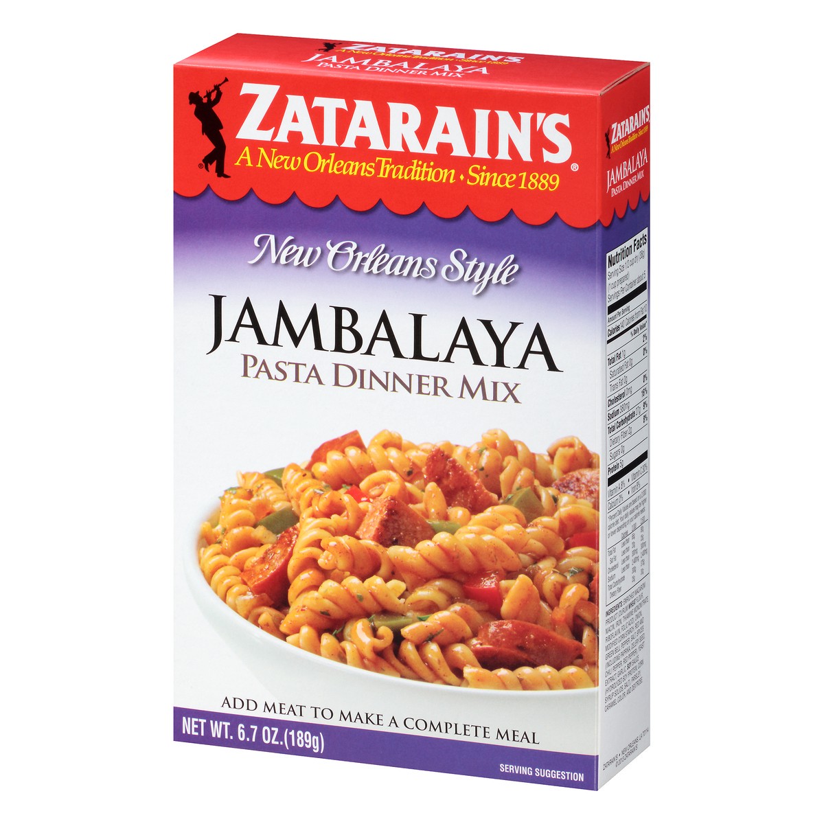 slide 6 of 10, Zatarain's Jambalaya Pasta Dinner, 6.7 oz, 6.7 oz
