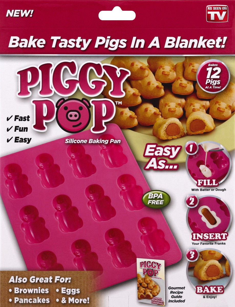 slide 5 of 6, Piggy Pop Baking Pan 1 ea, 8 in x 9.5 in