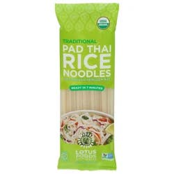 Lotus Foods Pad Thai Traditional Rice Noodles 8 oz