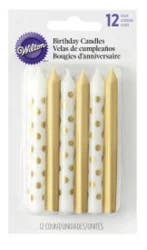 Wilton Birthday Candles 12 ea