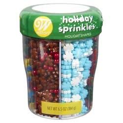 Wilton Holiday Shapes Holiday Sprinkles 6.5 oz