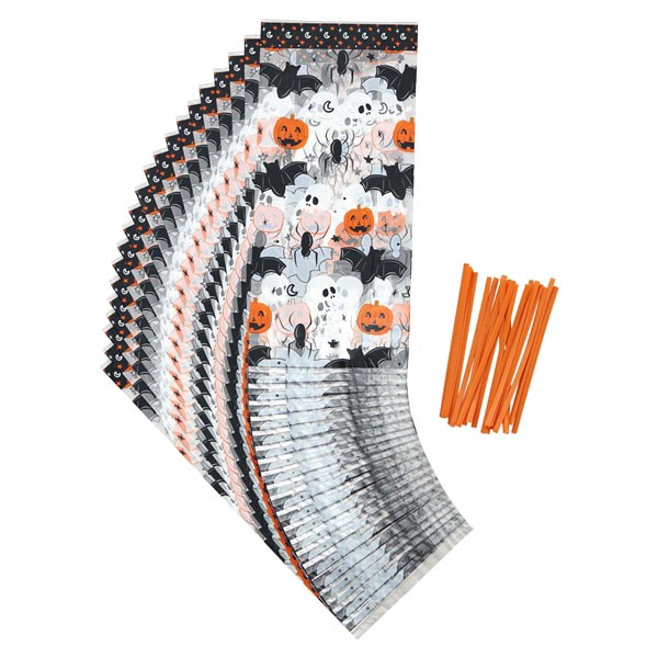 slide 2 of 5, Wilton Halloween Treat Bags 20Ct, 20 ct