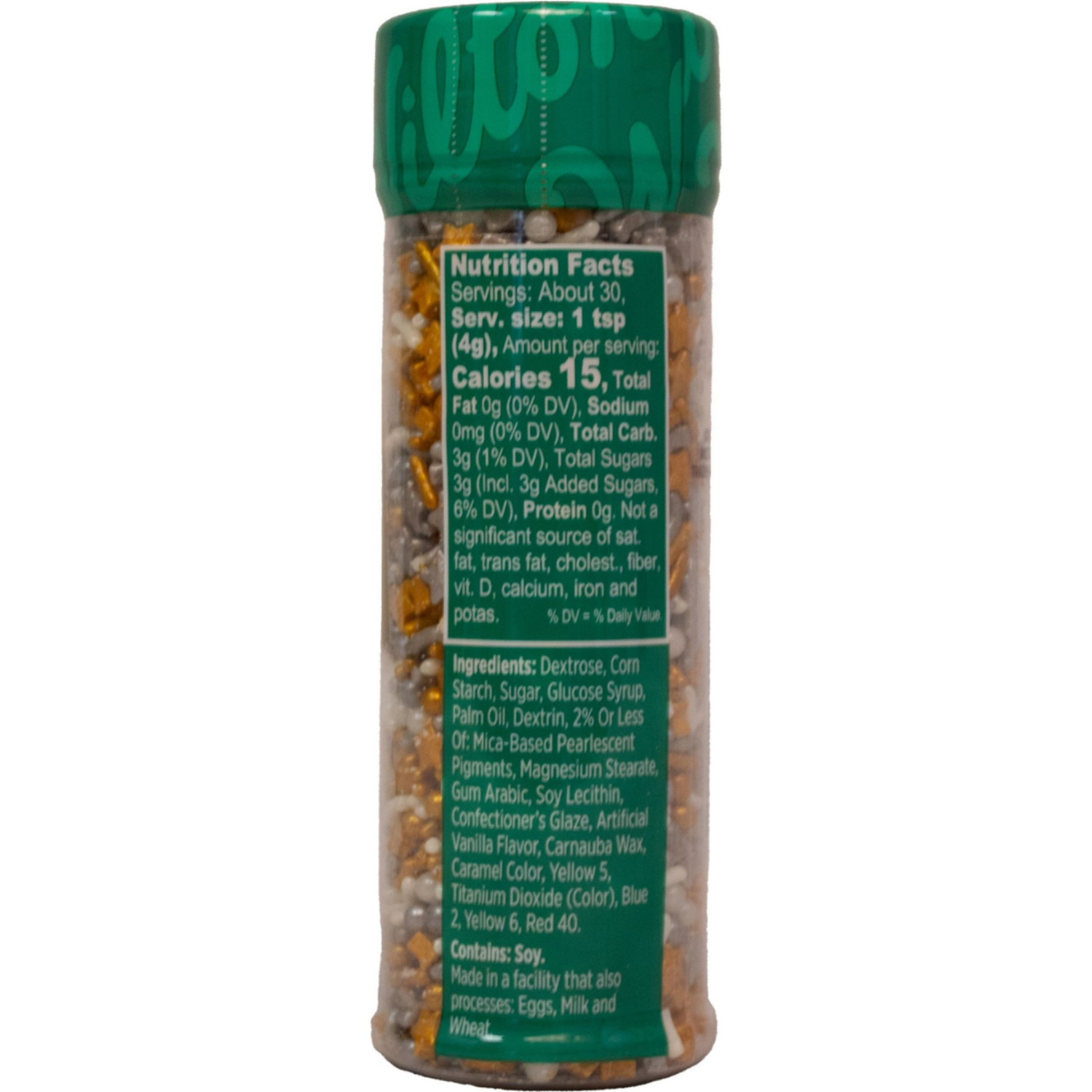 slide 2 of 5, Wilton Xmas Sprinkles Holiday Metallic 6, 1 ct