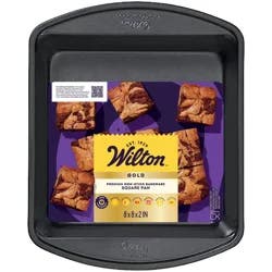 Wilton Gold Square Pan 1 Each