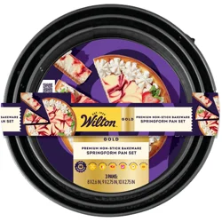 Wilton Gold Non-Stick Springform Set