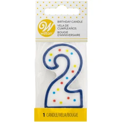 Wilton 2 Birthday Candle 3 Inch 1 ea