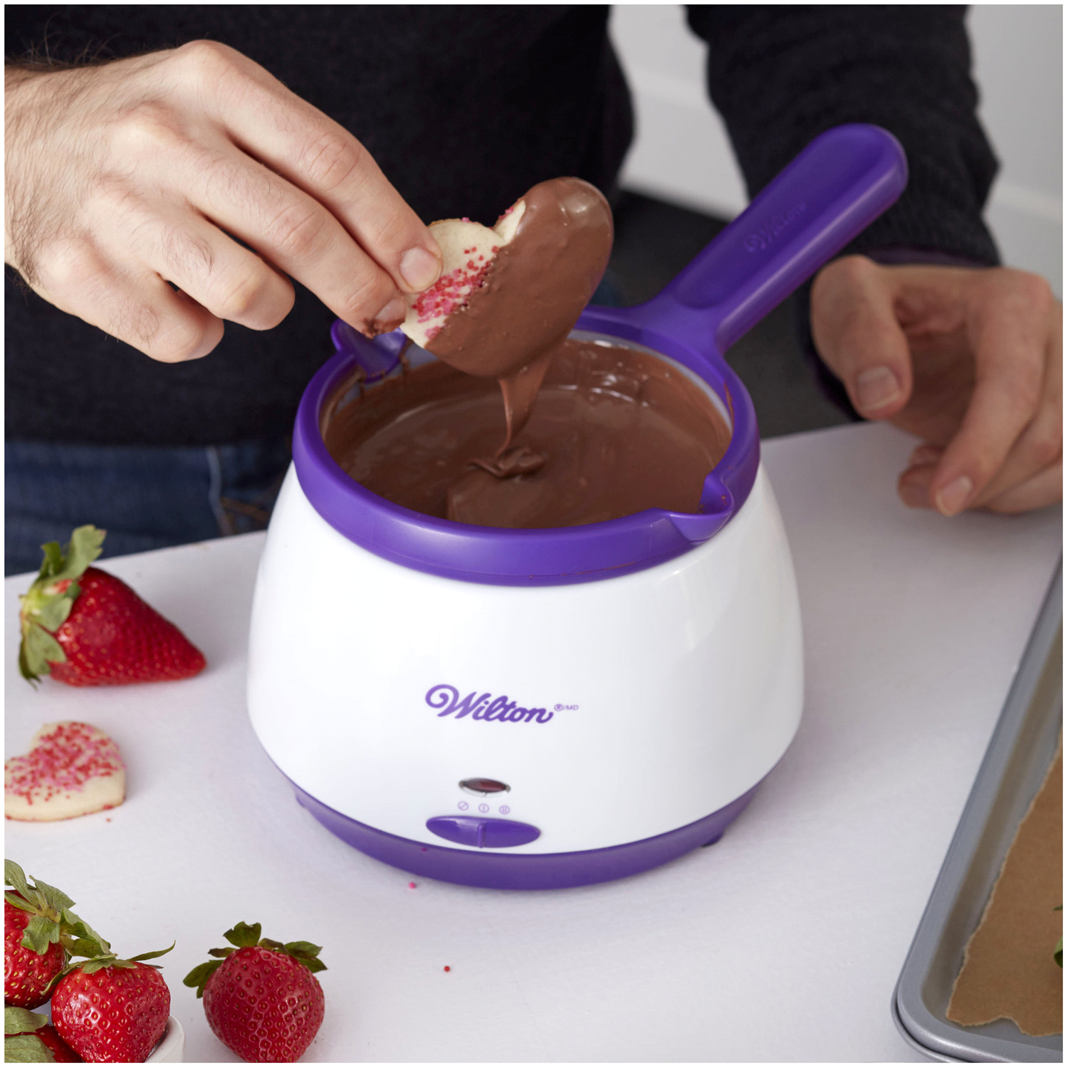 slide 5 of 5, Wilton Candy Melts Candy Melting Pot, 1 ct