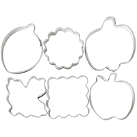 slide 7 of 13, Wilton Pie Crust Cutter Set, 6 ct