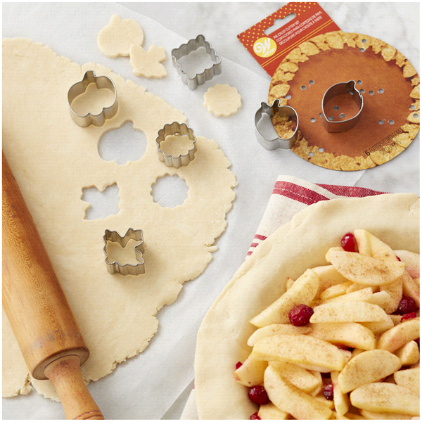 slide 3 of 13, Wilton Pie Crust Cutter Set, 6 ct