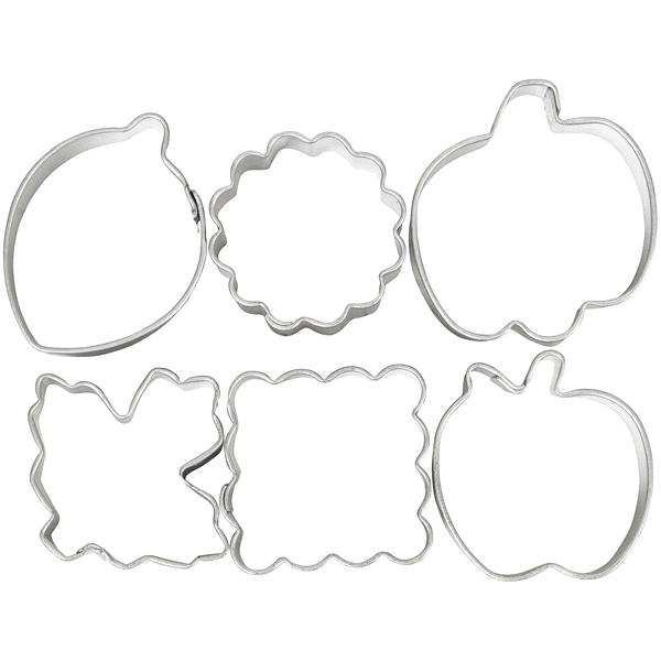 slide 11 of 13, Wilton Pie Crust Cutter Set, 6 ct