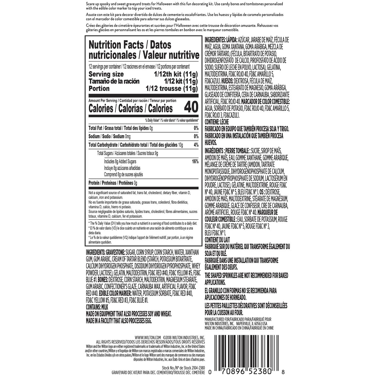 slide 10 of 13, Wilton Graveyard Icing Decorations Kit, 1 ct