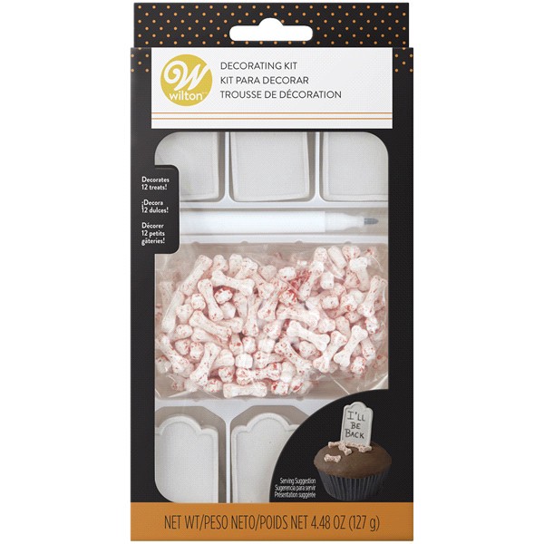 slide 13 of 13, Wilton Graveyard Icing Decorations Kit, 1 ct