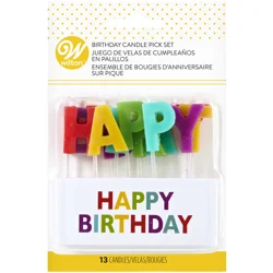 Wilton Birthday Candle Pick Set 1 Set