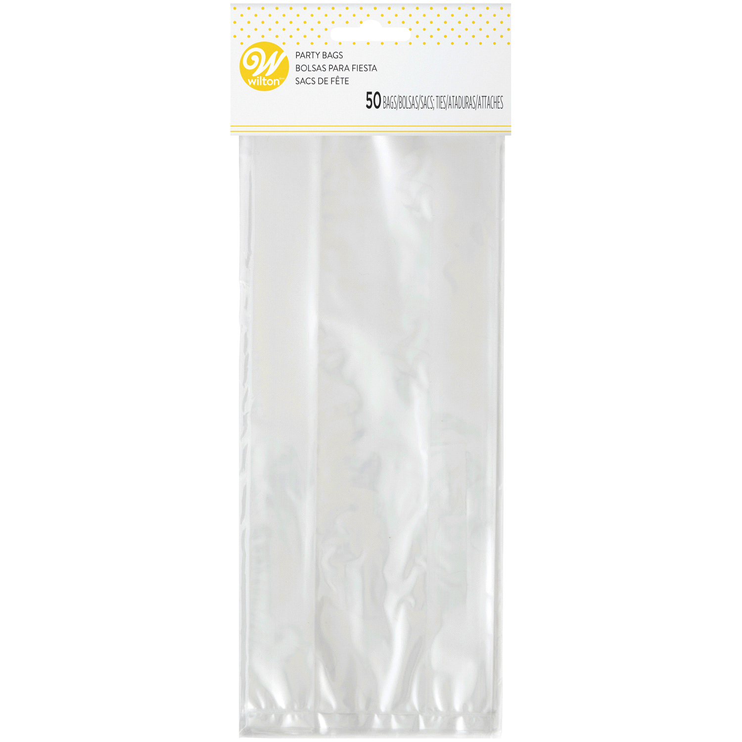 slide 1 of 2, Wilton Clear Tall Treat Bags, 50 ct