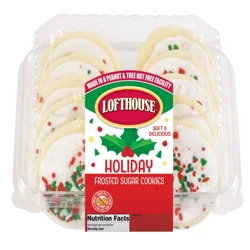 Lofthouse Holiday Frosted Sugar Frosted Sugar Cookies 13.5 oz