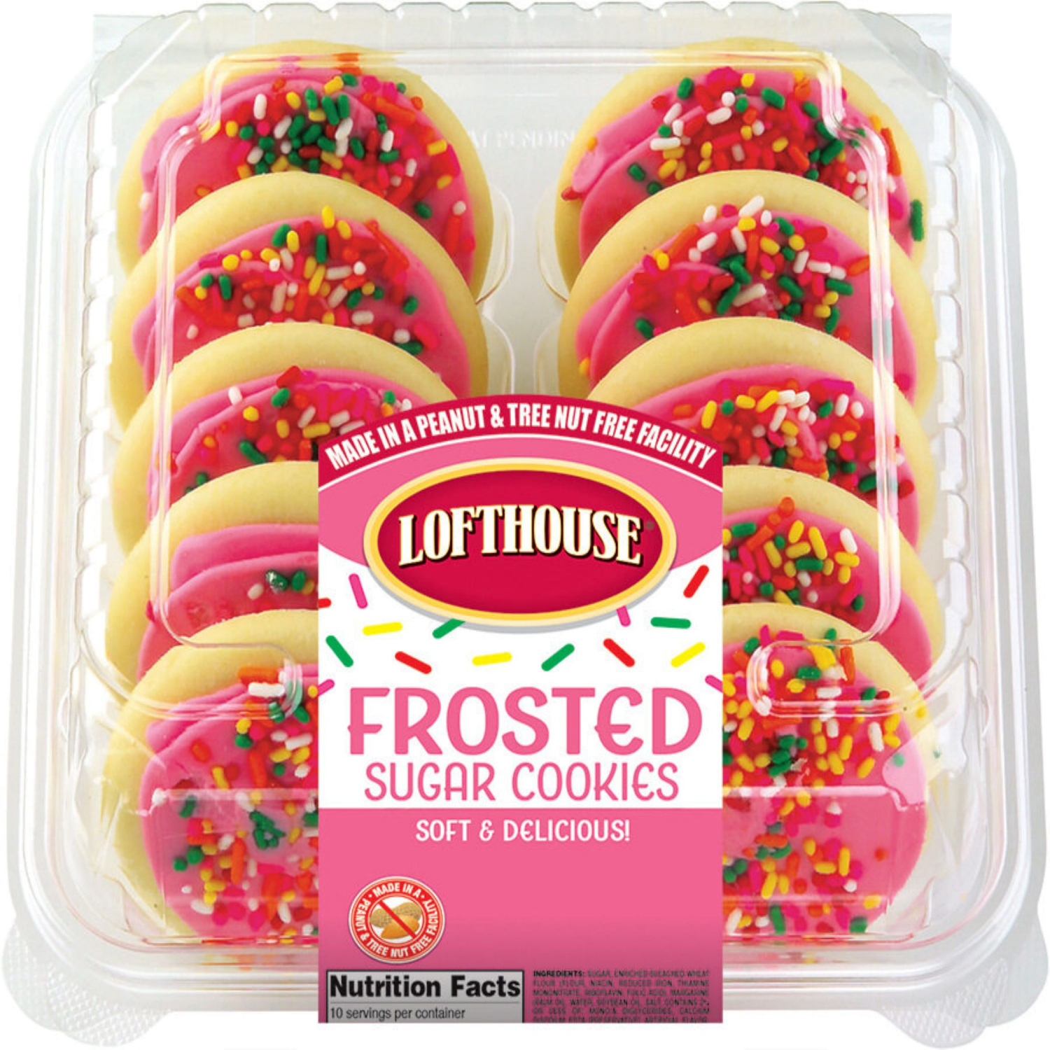 slide 1 of 2, Lofthouse Frosted Sugar Cookies 13.5 oz, 13.5 oz