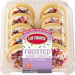 Lofthouse White Frosted Sugar Cookies, 10 Count, 13.5 Oz.