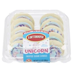 Lofthouse Frosted Sugar Unicorn Cookies 13.5 oz