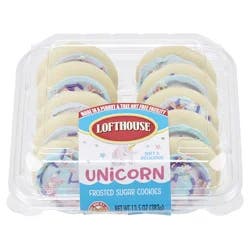 Lofthouse Frosted Sugar Unicorn Cookies 13.5 oz